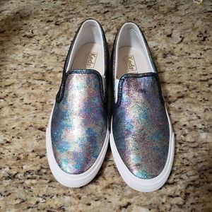 Keds Anchor Slip on slick leather